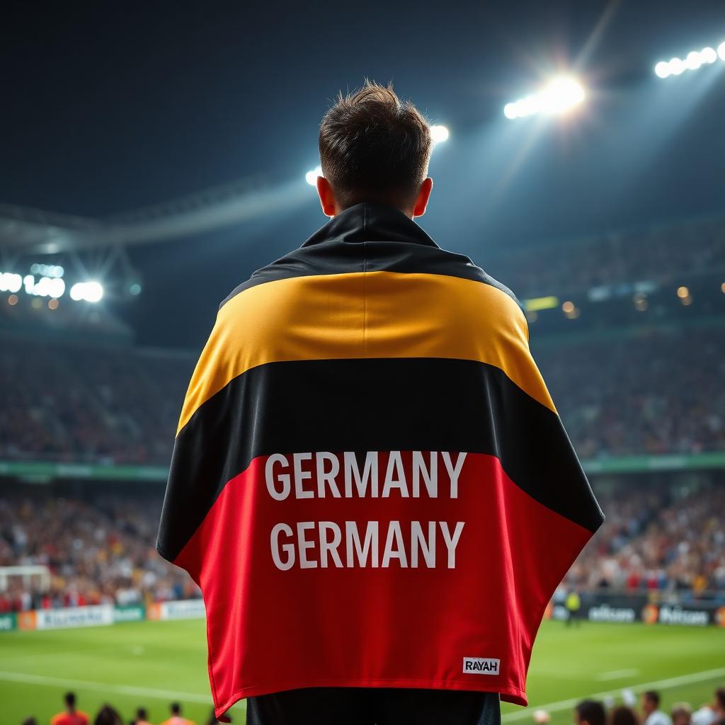 GER fan wearing Terrace Scarf