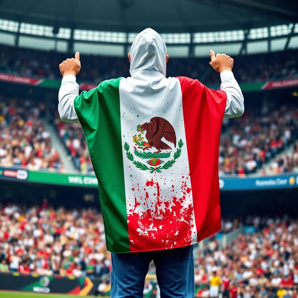 MEX fan wearing Kit Jersey