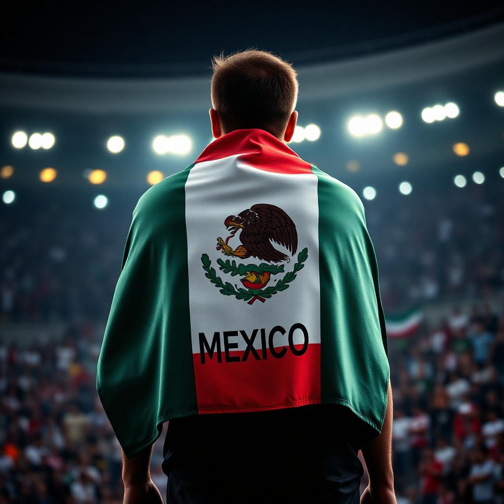 MEX fan wearing Kit Jersey
